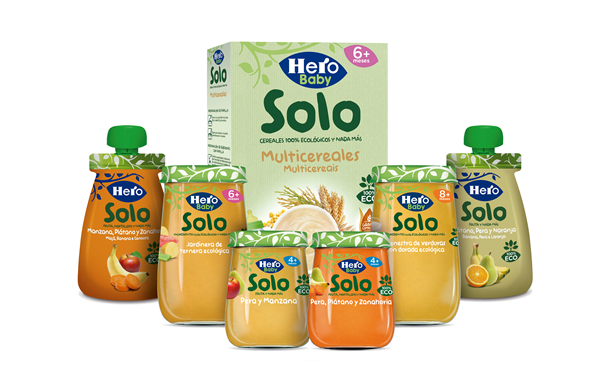 La gama  Hero Baby Solo, hechos con ingredientes 100% ecológicos